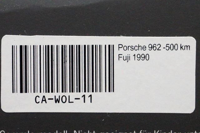 1:43 SPARK CA-WOL-11 Porsche 962 Fuji 500km 1990 #33 Takefuji