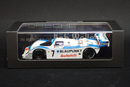 1:43 SPARK CA-WOL-10 Porsche 962 Sportwagen WM-1.Platz Dijon 1989 B.Wollek IN MEMORY OF Bob Wollek