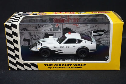 1:43 KYOSHO K03162CW Nissan Fairlady 240ZG The Circuit Wolf The Shinsengumi Okita White