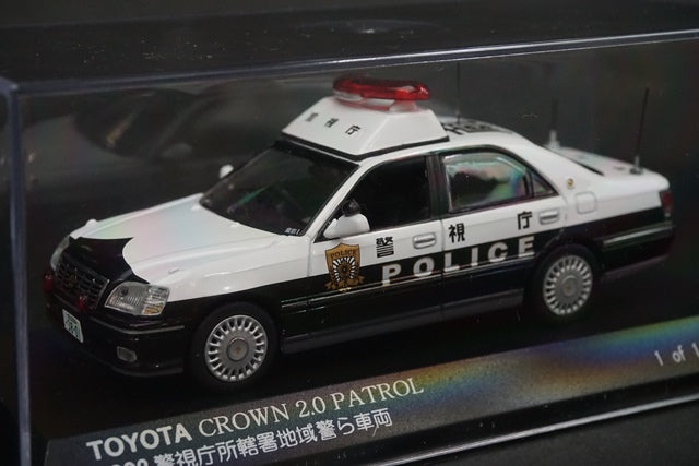 1:43 RAI'S HL430302 Toyota Crown 2.0 2003 police car Patrol car Miyazawa Limited