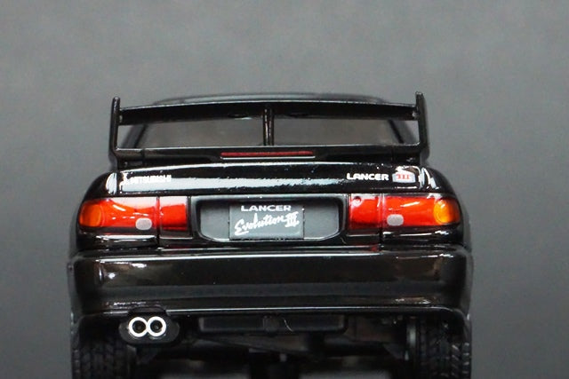 1:43 HPI 8562 Mitsubishi Lancer Evolution III Pyrenees Black model car