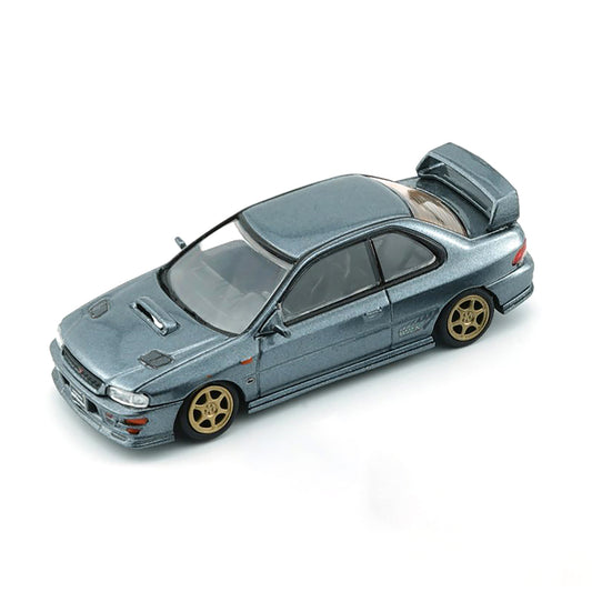 64B0229 BM CREATIONS 1:64 Subaru Impreza WRX TYPE-R 3, 4-6 gen. Dolphin Gray RHD