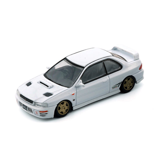 64B0231 BM CREATIONS 1:64 Subaru Impreza WRX Type R 3, 4-6 White RHD