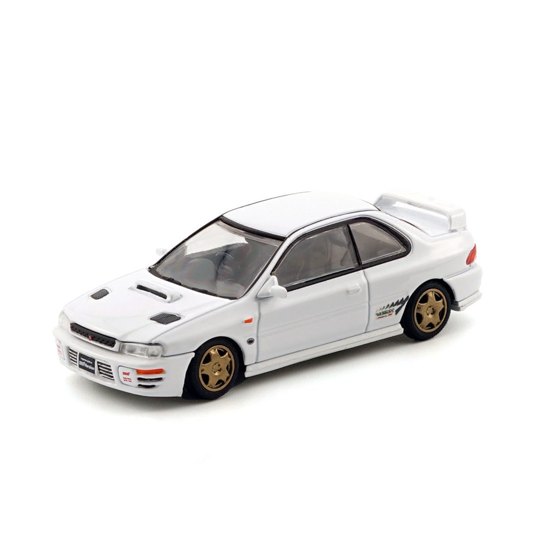 64B0232 BM CREATIONS 1:64 Subaru Impreza WRX Type R 3, 4-6 White LHD