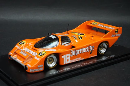 1:43 SPARK CAP04311014 Porsche 956 1.Platz Nurburgring 300km 1985 #18 Jaegermeister CARTIMA model car