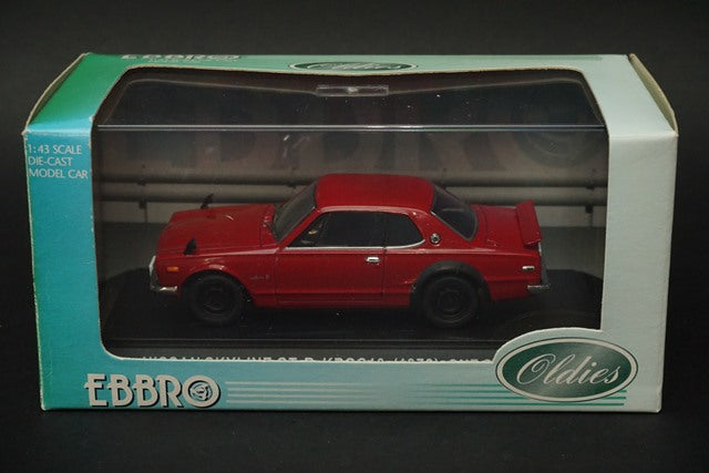 1:43 EBBRO 43174 Nissan Skyline GT-R KPGC10 1970 Red