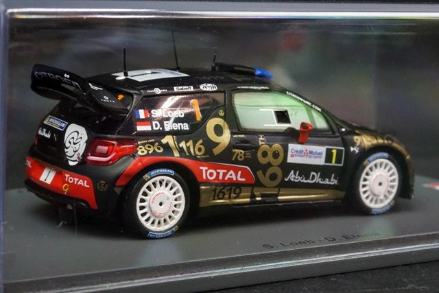 1:43 SPARK SF063 Citroen DS3 WRC France Rally 2013 #168 Limited edition of 750