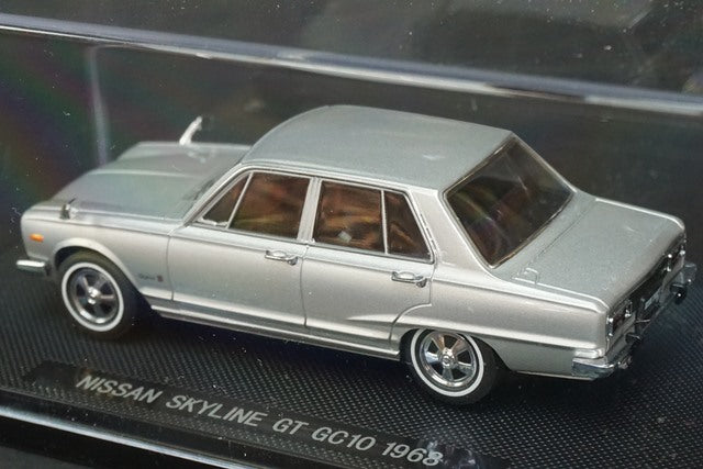 1:43 EBBRO 43935 Nissan Skyline GT GC10 1968 Silver