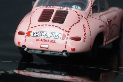 1:43 MINICHAMPS 430062326 Porsche 356C Coupe Pink Pig