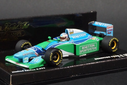 1:43 MINICHAMPS 430941006 Benetton Ford B193B J.J.Letho 1993 #6