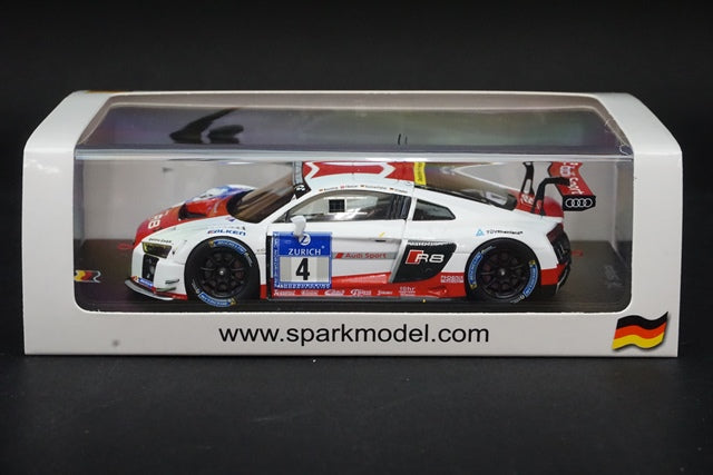 1:43 SPARK SG210 Audi R8 LMS Nurburgring 24h 2015 #4 Phoenix model car