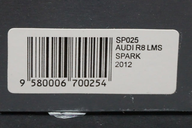 1:43 SPARK SP025 Audi R8 LMS SPARK 2012 #3 model car