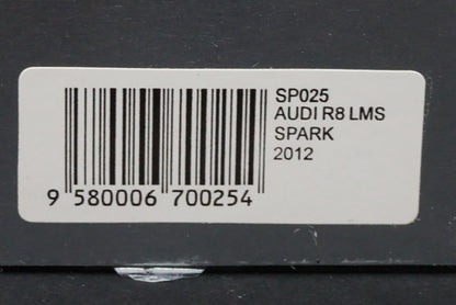 1:43 SPARK SP025 Audi R8 LMS SPARK 2012 #3 model car