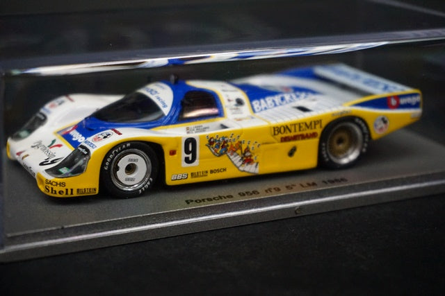 1:43 SPARK NA004 Porsche 956 LM Le Mans 1986 #9 BABYCRESCI Mickey Mouse