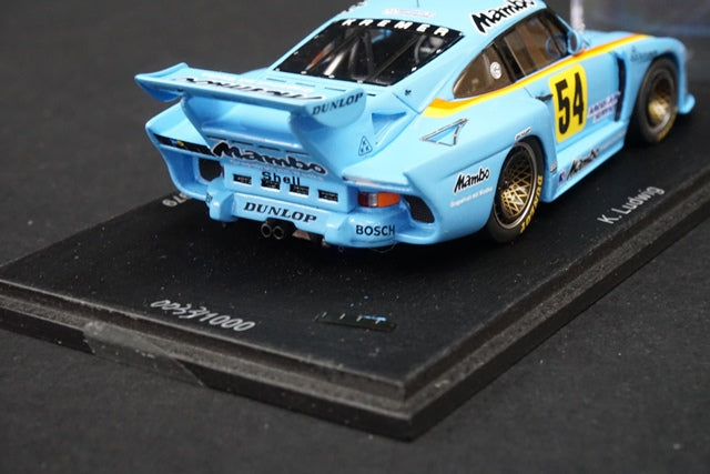 1:43 SPARK SG010 Porsche 935 K3 DRM Winner K.Ludwig 1979 #54 model car