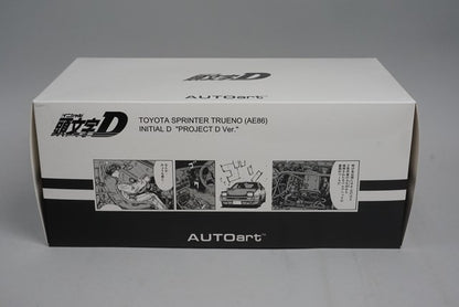 1:18 AUTOart 78797 Toyota Sprinter Trueno AE86 Initial D Project D Ver.