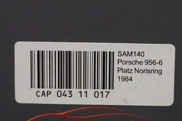 1:43 SPARK CAP04311017 Kartima Porsche 956 6.Platz Norislink K.Rosberg 1984 #8