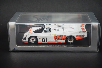 1:43 SPARK S1910 Porsche 962 Le Mans 1984 #61 model car