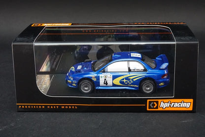 1:43 HPI 8638 Subaru Impreza WRC 1999 Safari 2000 #4 model car