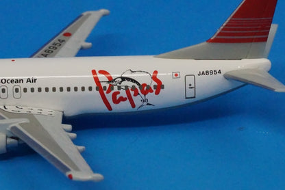 1:500 B737-400 JTA Japan Transocean Air PAPAS JA8954 505932 Herpa Airplane model