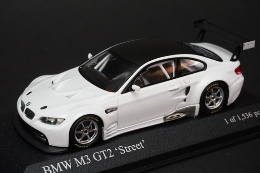 1:43 MINICHAMPS 400092900 BMW M3 GT2 Street 2009 white