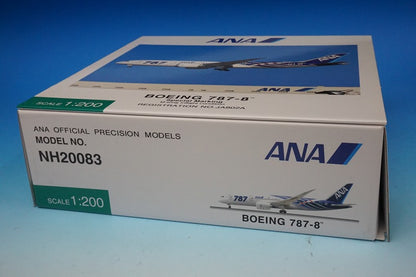 1:200 B787-8 ANA Special Paint JA802A NH20083 ANA airplane model