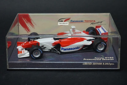 1:43 MINICHAMPS 400020174 Panasonic Toyota F1 TF102 Promotion Show Car 2002