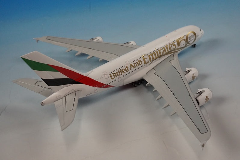 1:400 A380-800 Emirates 50th Anniversary A6-EVG GJUAE2051 Gemini airplane model