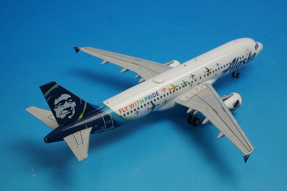 1:200 A320-214 Alaska airlines FLY WITH PRIDE N854VA G2ASA1047 Gemini