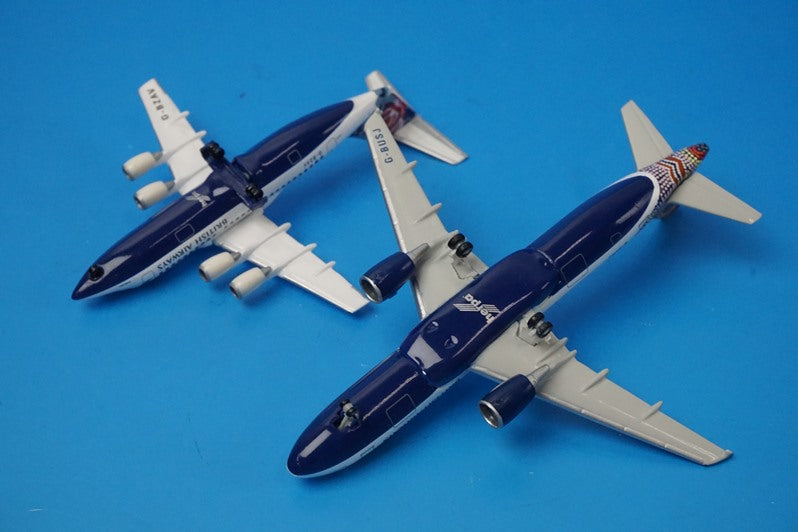 1:500 BAe146-300 A320-211 British Airways Chelsea Rose & Water Dreaming G-BZAV G-BUSJ 507196 Herpa