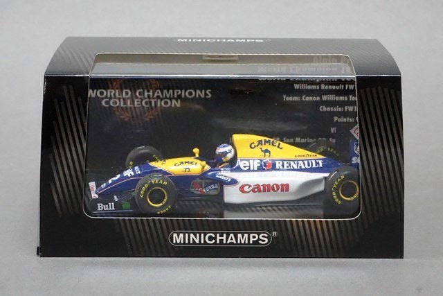 1:43 MINICHAMPS 436930002 Williams Renault FW15C A.Prost World Champion 1993 #2 Camel Spec.