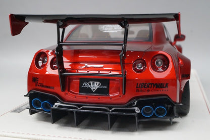 LB35-V2-007 LB PERFORMANCE 1:18 Nissan LB R35 V2.0 Chrome Red