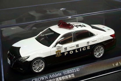 1:43 RAI'S H7431704 Toyota Crown Athlete GRS214 Police Highway Traffic Police 2017