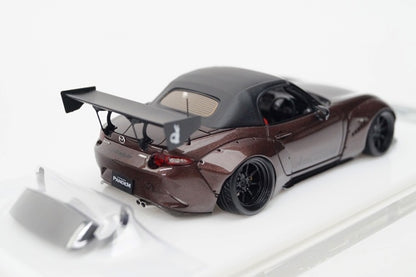 RB004B5 MakeUp EIDOLON 1:43 Mazda Rocket Bunny Roadster ND WATANABE Meta Brown