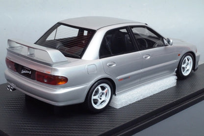 19C02-07 onemodel 1:18 Mitsubishi Lancer EVO II Queen Silver