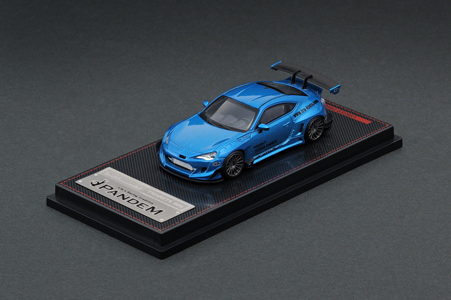 IG1751 ignition model 1:64 PANDEM Toyota 86 V3 Blue Metallic model cars