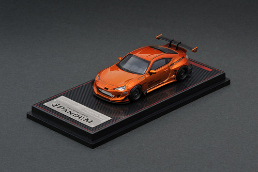 IG1752 ignition model 1:64 PANDEM Toyota 86 V3 Orange Metallic model car