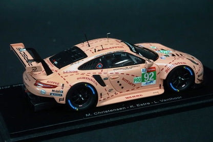 1:43 SPARK S7033 Porsche 911 RSR #92 Winner LMGTE Pro class 24h Le Mans 2018