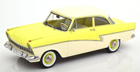 KKDC180273 KK scale 1:18 Ford Taunus 17M P2 1957 Light Yellow/White