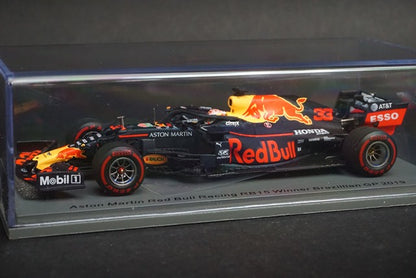 1:43 SPARK S6046 Aston Martin Red Bull Racing RB15 Brazilian GP 2019 #33 M.Verstappen