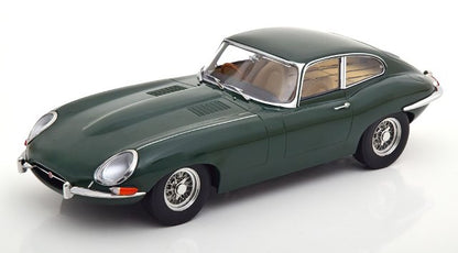 KKDC180433 KK Scale 1:18 Jaguar E-type Coupe Series 1 RHD 1961 British Racing Green/Cream Interior