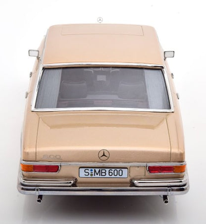 KKDC180603 KK scale 1:18 Mercedes 600 SWB W100 1963 Light Gold Metallic