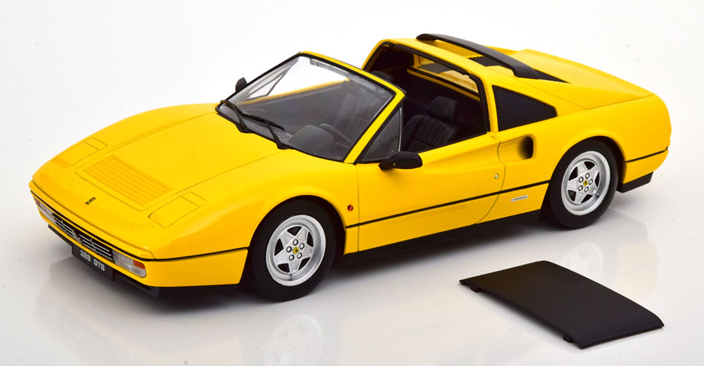 KKDC180552 KK scale 1:18 Ferrari 328 GTS 1985 Yellow