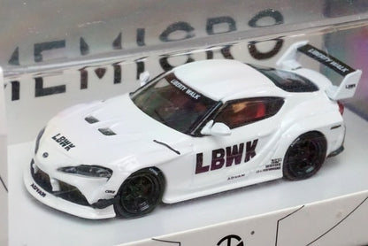 TM Time Micro 1:64 LB Toyota Supra A90 White model car