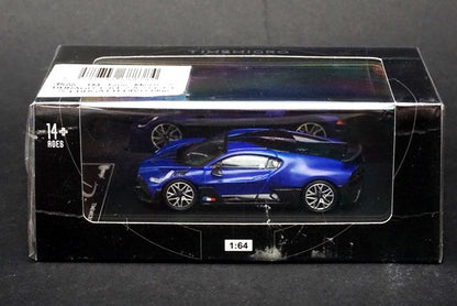 TM Time Micro x Bburago 1:64 Bugatti DIVO Blue model car