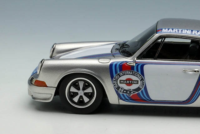 VM009R MakeUp VISION 1:43 Porsche 911 Carrera RS 2.7 1973 Silver/MARTINI