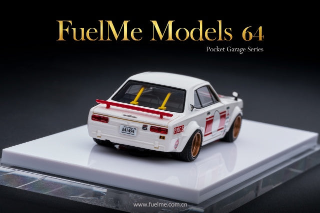 FM64006PG-02 Fuelme Models 1:64 Nissan Hakosuka KPGC10 CHARASUKA WORKS Racing Ver.