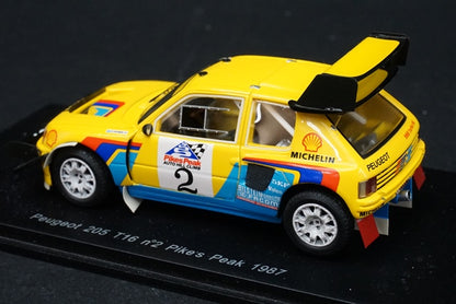 1:43 SPARK S1265 Peugeot 205 T16 Pike's Peak A.Vatanen 1987 #2 model car