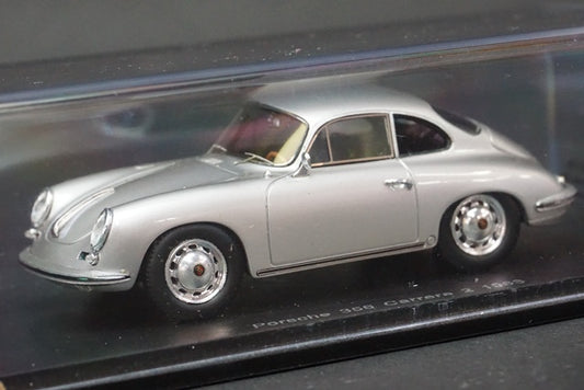 1:43 SPARK S1370 Porsche 356 Carrera 2 1963 Silver model car