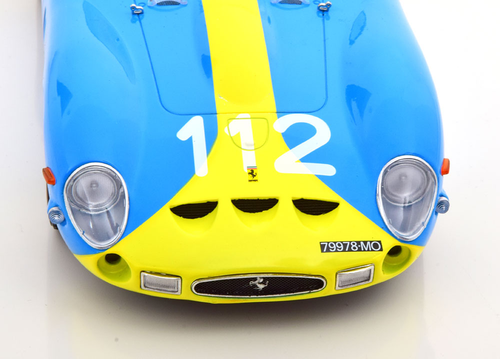 KKDC180733 KK scale 1:18 Ferrari 250 GTO 1964 No.112 Targa Florio Light Blue/Yellow